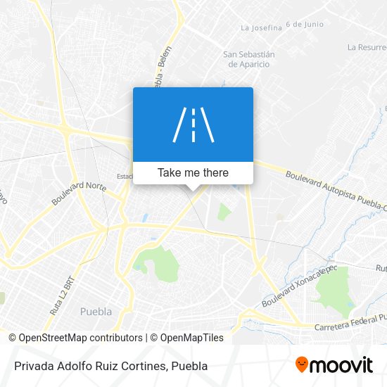 Privada Adolfo Ruiz Cortines map