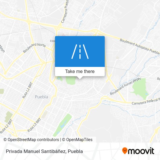 Privada Manuel Santibáñez map