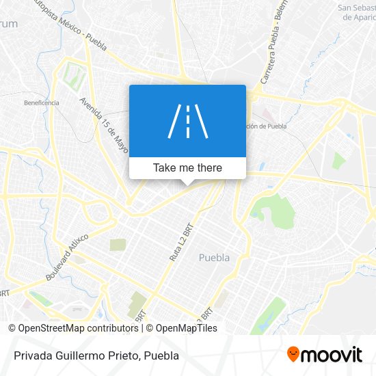 Privada Guillermo Prieto map