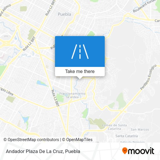 Andador Plaza De La Cruz map