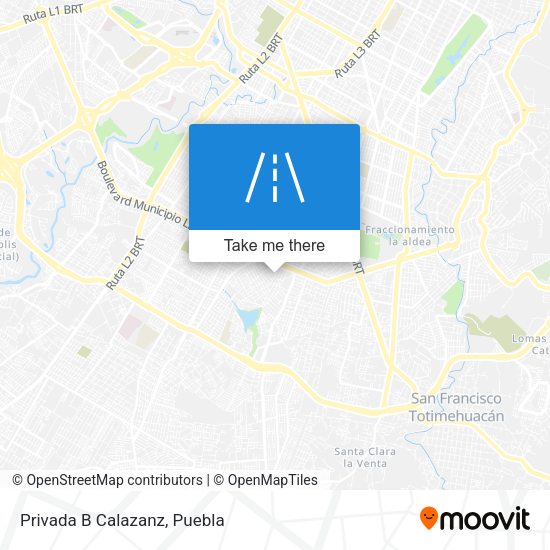Mapa de Privada B Calazanz