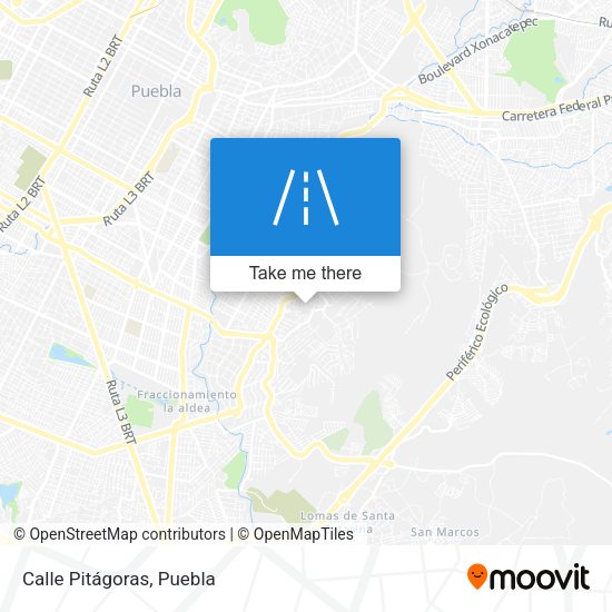 Mapa de Calle Pitágoras