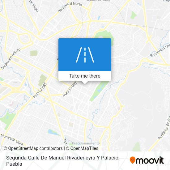 Mapa de Segunda Calle De Manuel Rivadeneyra Y Palacio
