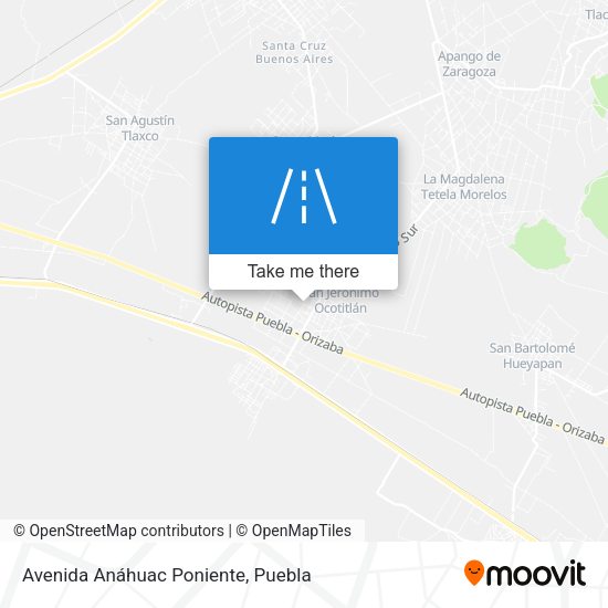 Avenida Anáhuac Poniente map