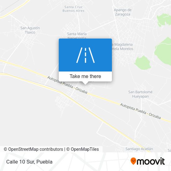 Mapa de Calle 10 Sur
