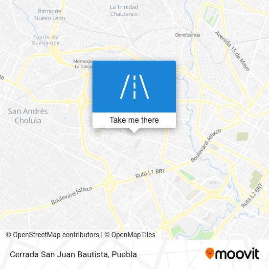 Mapa de Cerrada San Juan Bautista