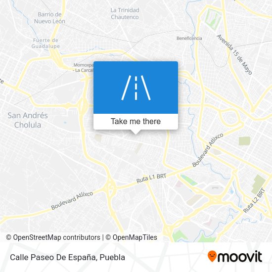 Calle Paseo De España map