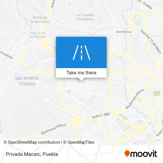 Mapa de Privada Macaic