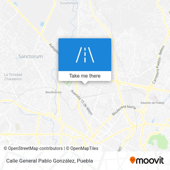 Calle General Pablo González map