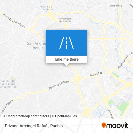 Privada Arcángel Rafaél map