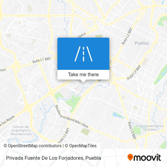 Mapa de Privada Fuente De Los Forjadores