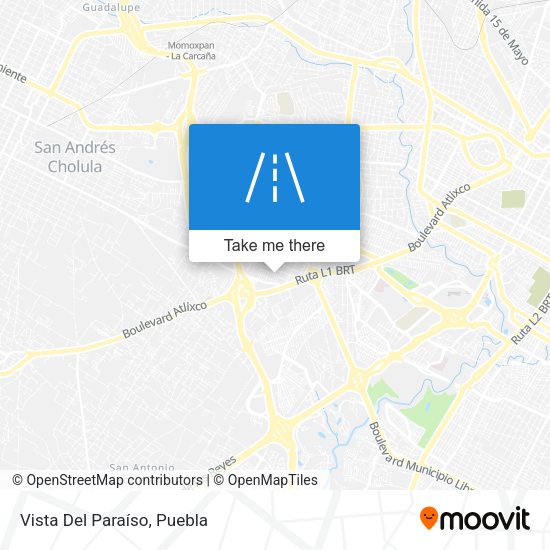 Vista Del Paraíso map