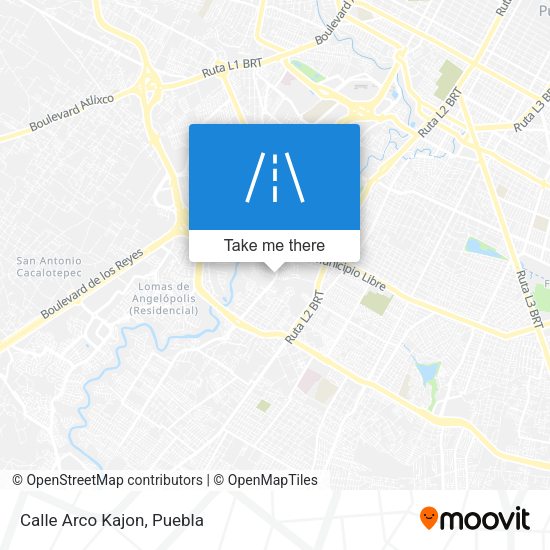Mapa de Calle Arco Kajon