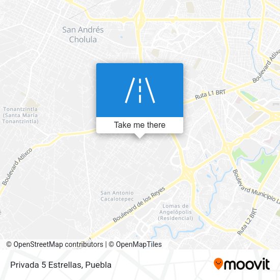 Mapa de Privada 5 Estrellas