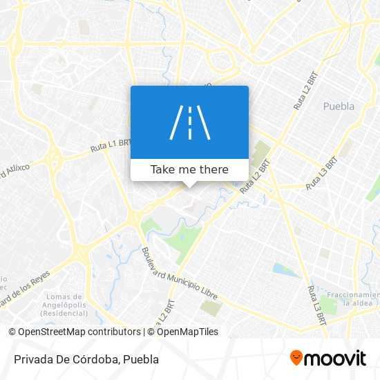 Privada De Córdoba map