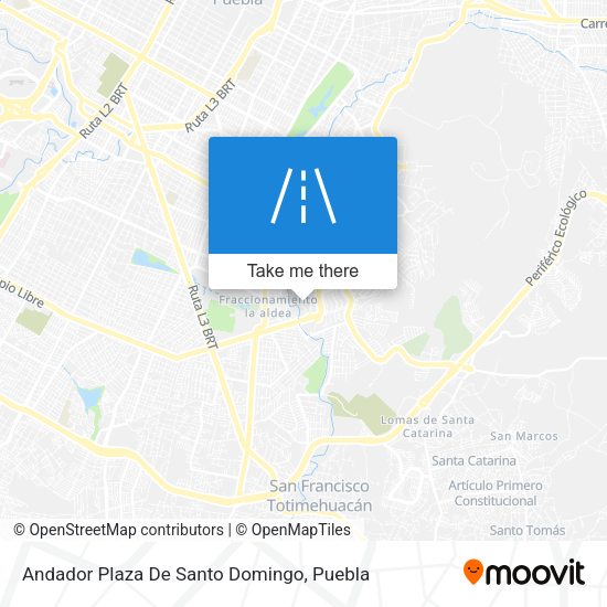 Mapa de Andador Plaza De Santo Domingo
