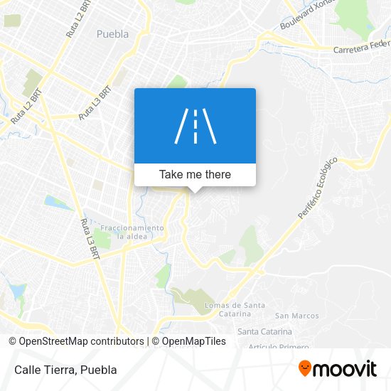 Mapa de Calle Tierra