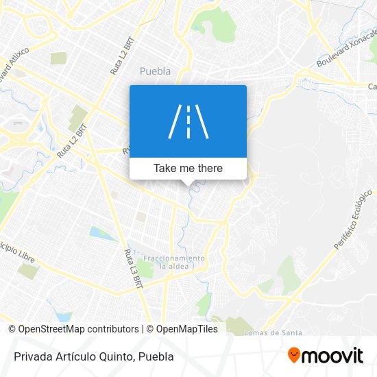 Privada Artículo Quinto map
