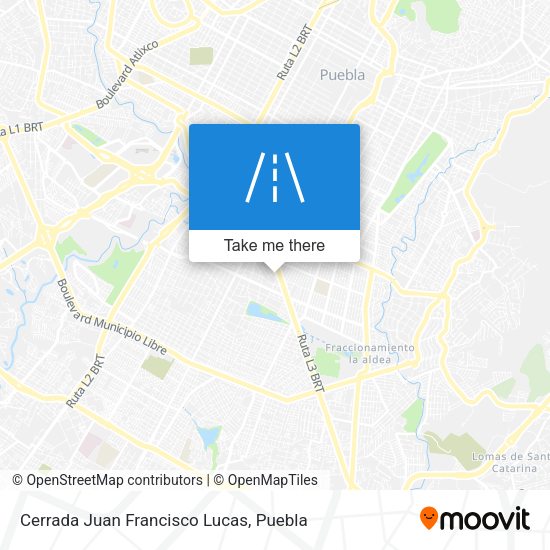 Cerrada Juan Francisco Lucas map