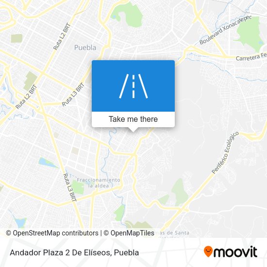 Mapa de Andador Plaza 2 De Elíseos