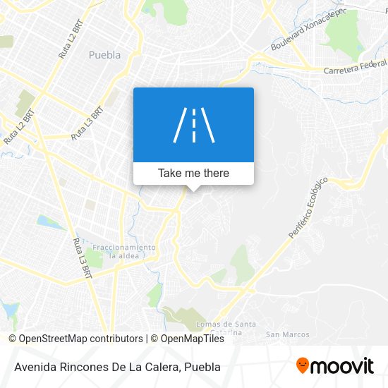 Mapa de Avenida Rincones De La Calera
