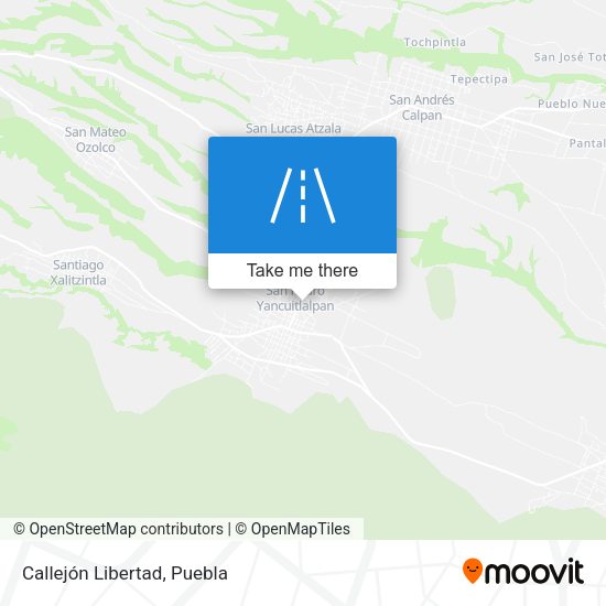 Callejón Libertad map