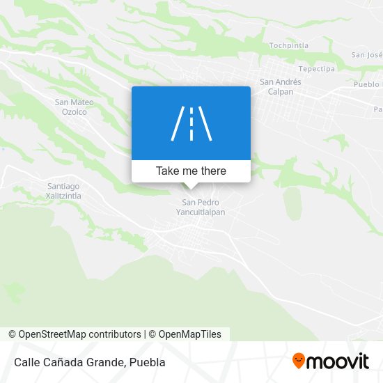 Calle Cañada Grande map