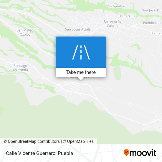 Calle Vicente Guerrero map