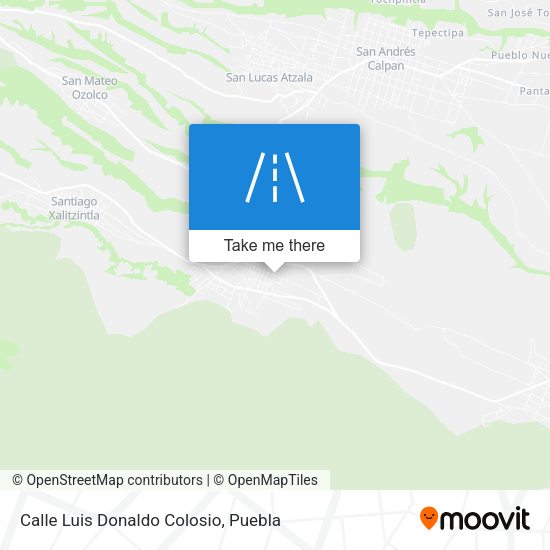 Mapa de Calle Luis Donaldo Colosio
