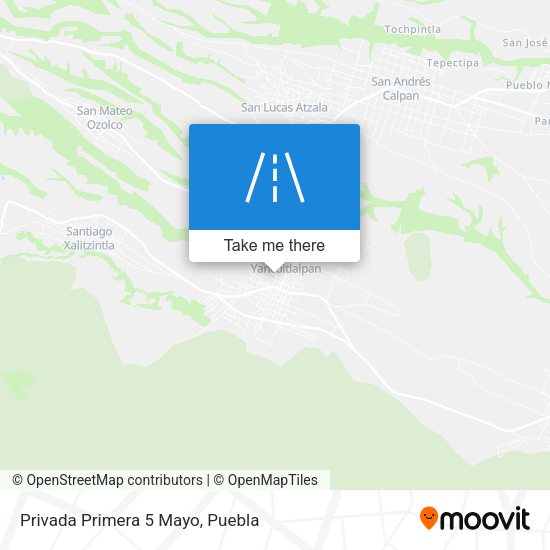 Privada Primera 5 Mayo map