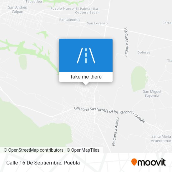 Mapa de Calle 16 De Septiembre