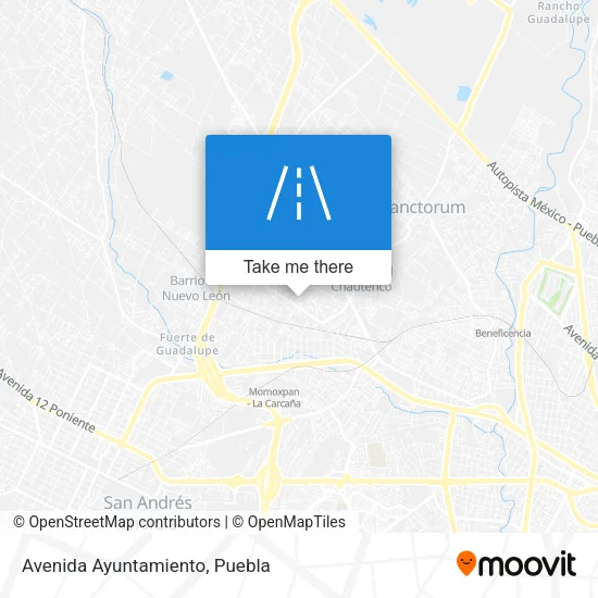 Mapa de Avenida Ayuntamiento
