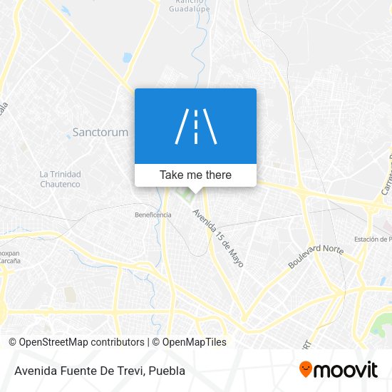 Avenida Fuente De Trevi map