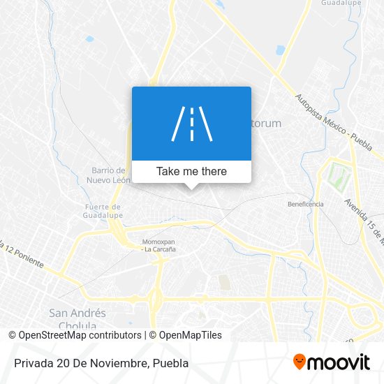 Privada 20 De Noviembre map