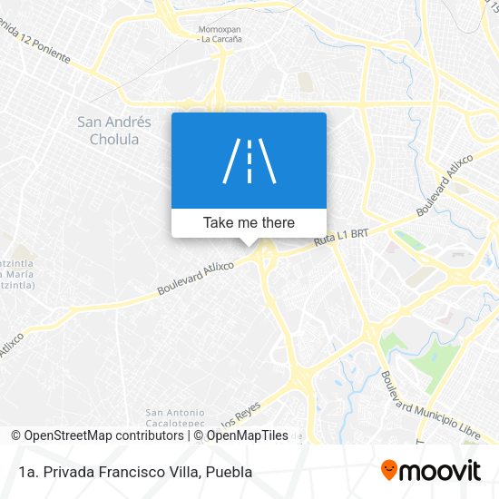 1a. Privada Francisco Villa map