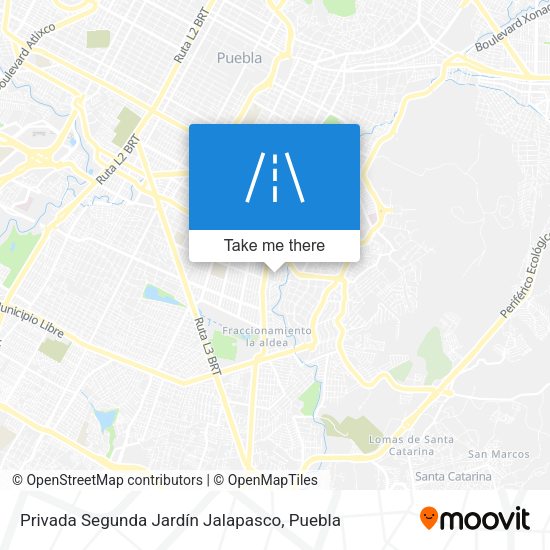 Privada Segunda Jardín Jalapasco map