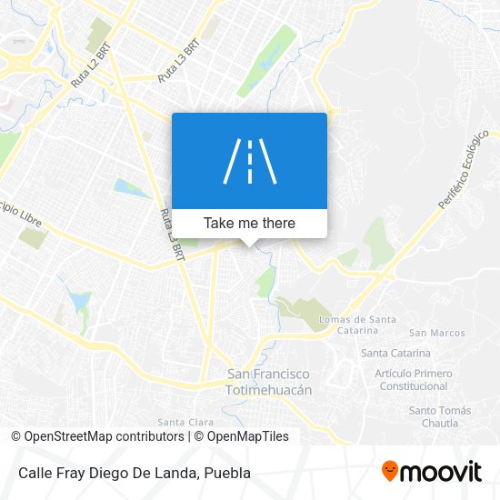 Calle Fray Diego De Landa map