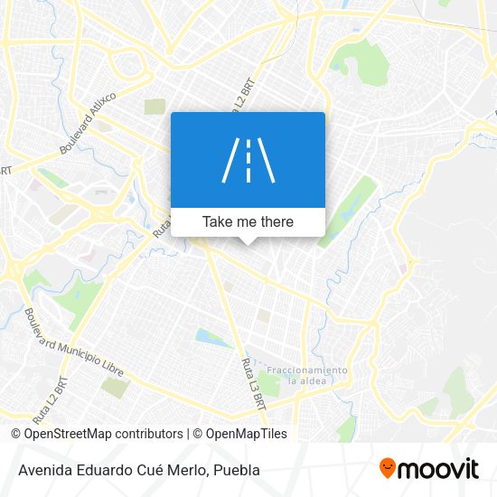 Avenida Eduardo Cué Merlo map
