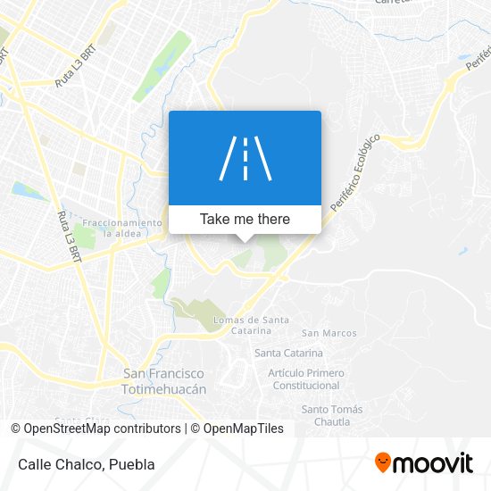 Mapa de Calle Chalco