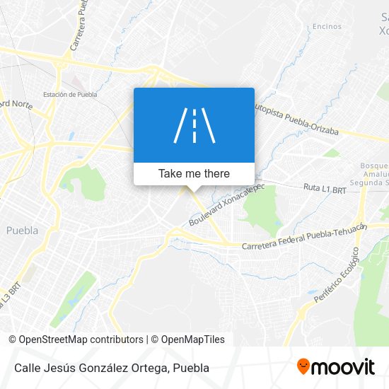 Mapa de Calle Jesús González Ortega