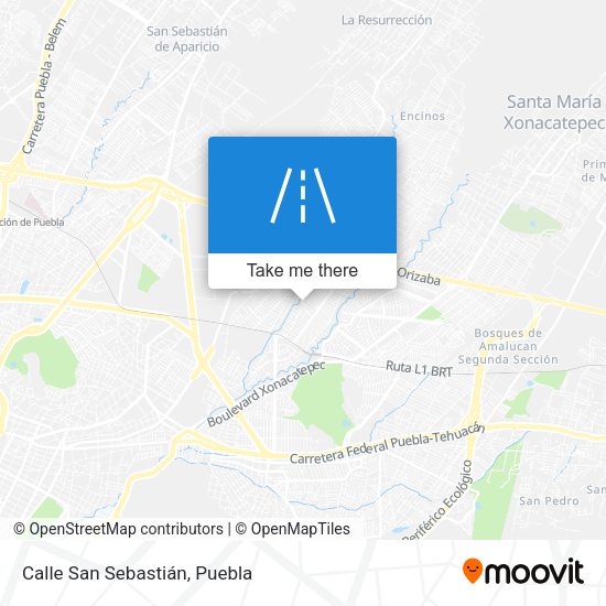 Mapa de Calle San Sebastián