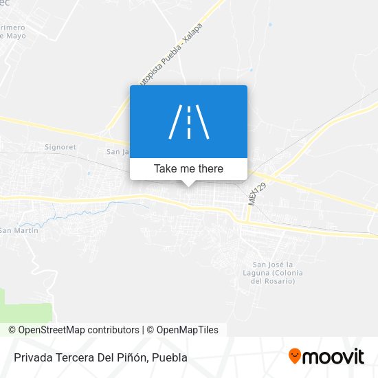 Mapa de Privada Tercera Del Piñón