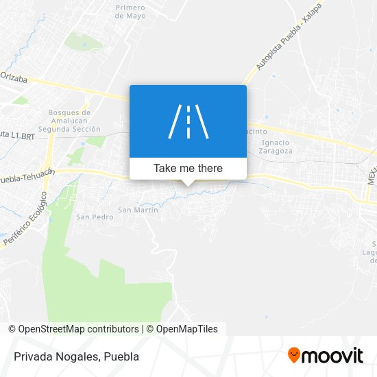 Mapa de Privada Nogales