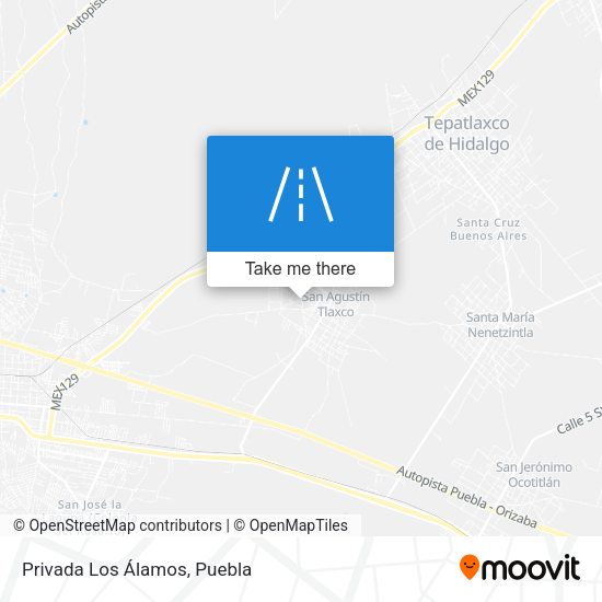 Privada Los Álamos map