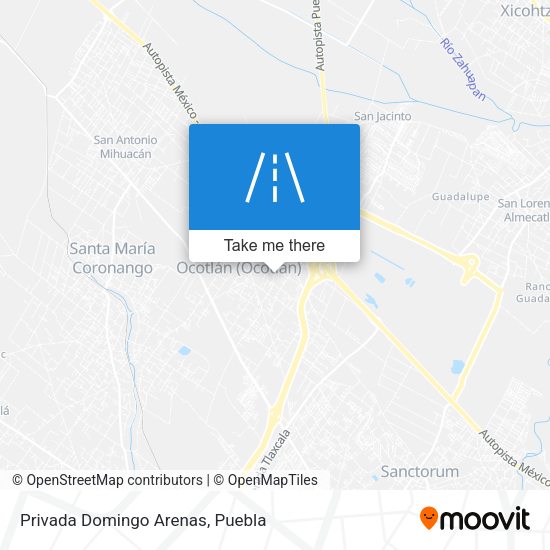Mapa de Privada Domingo Arenas