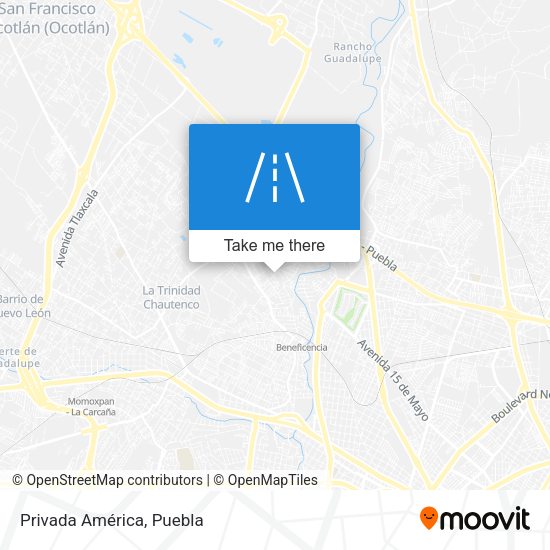 Mapa de Privada América