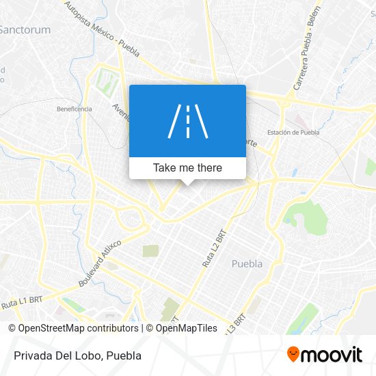 Mapa de Privada Del Lobo