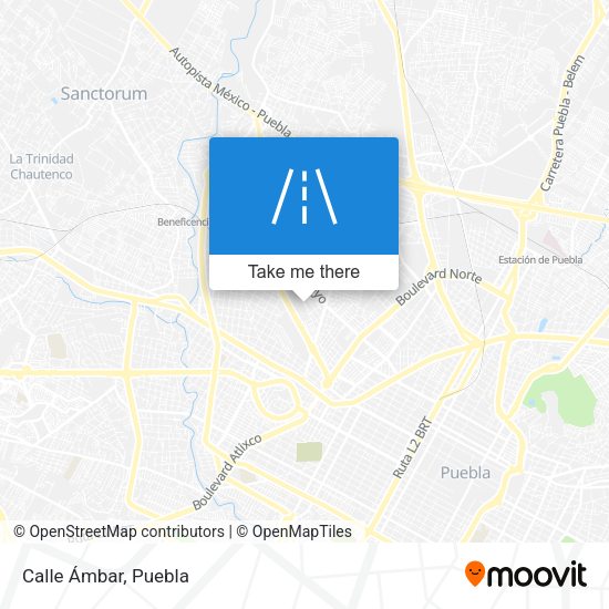 Mapa de Calle Ámbar