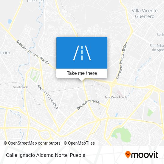 Calle Ignacio Aldama Norte map