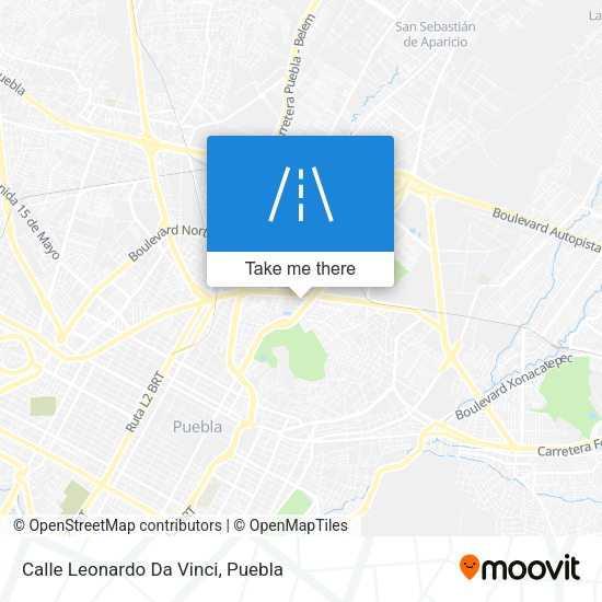Mapa de Calle Leonardo Da Vinci